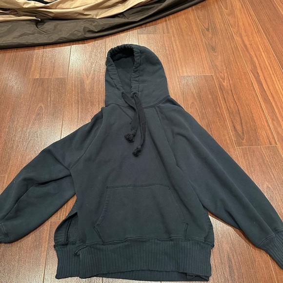 Black Hoodie with Front Pocket - Picture 1 of 3